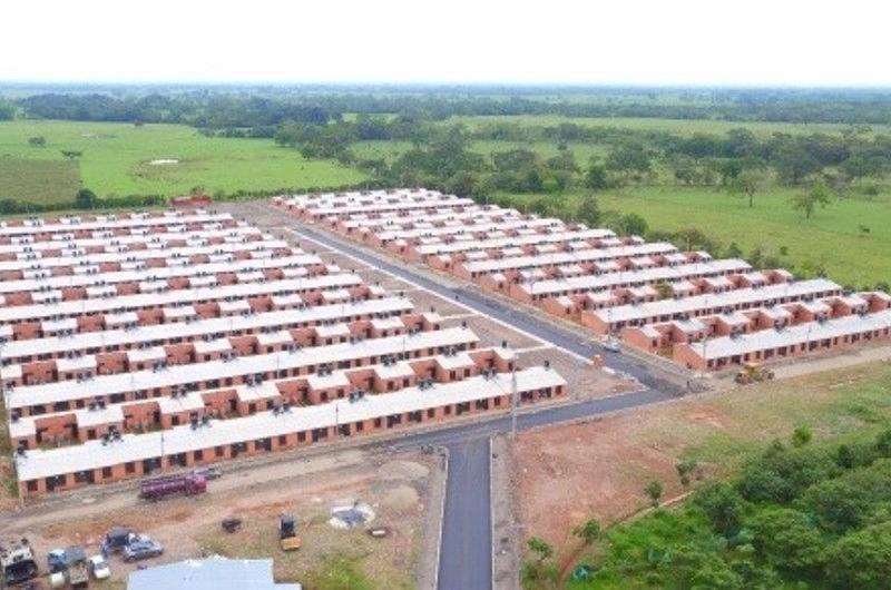 260 casas entregadas del proyecto habitacional Villa Claudia en Cumaral