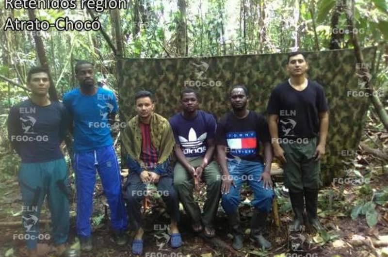 Eln liberó a 6 secuestrados en el Chocó 