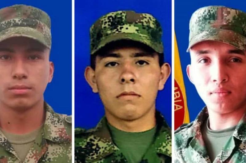 En vídeo pruebas de supervivencia de los tres militares secuestrados