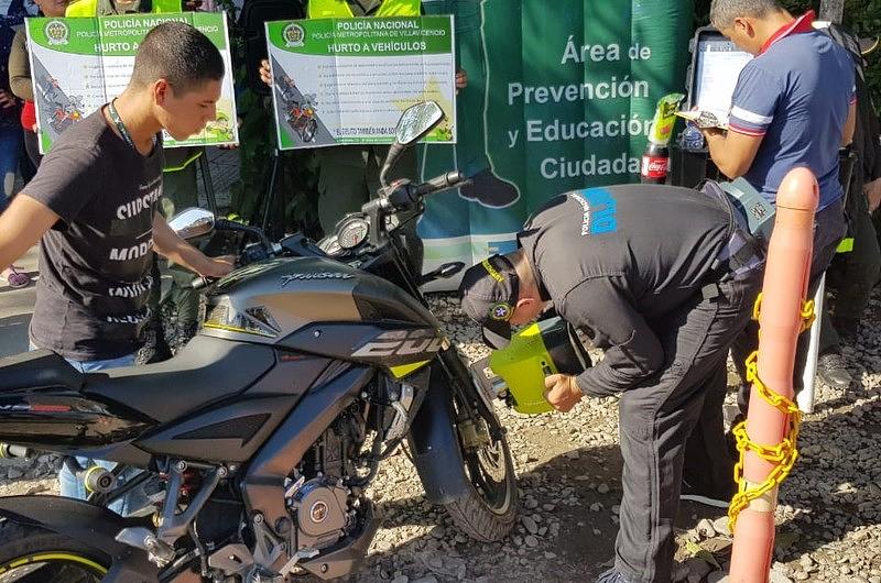 Hoy se realizará marcación de motocicletas en el Templete del barrio Barzal