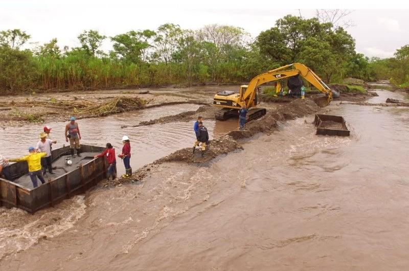 Se realizan obras para mitigar impacto del río Guatiquía 