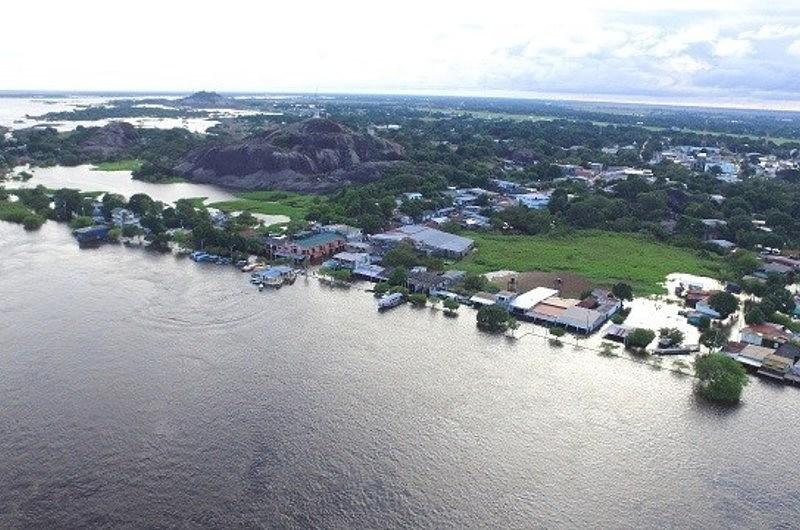 Inundado más del 70% de Puerto Carreño, Vichada