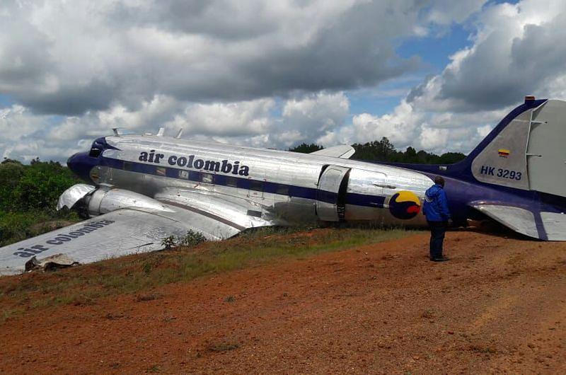 Un avión con ayudas humanitarias se accidentó en Guainía 