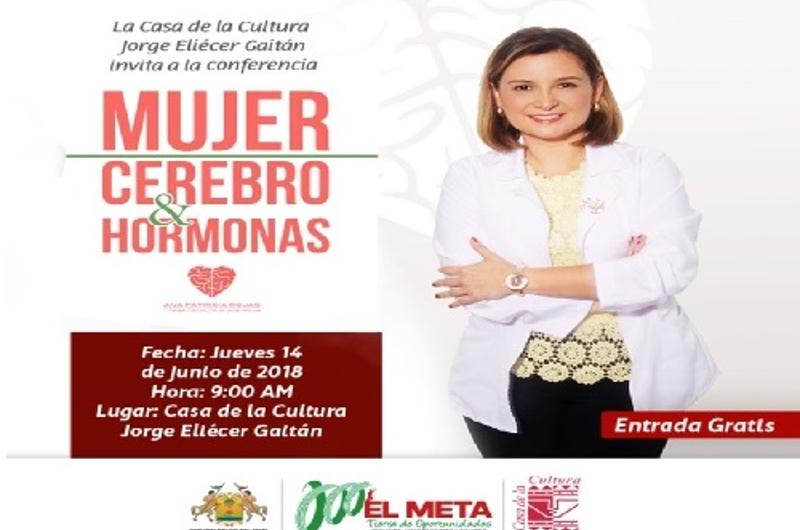 "Mujer, cerebro y hormonas", gran conferencia en Villavicencio