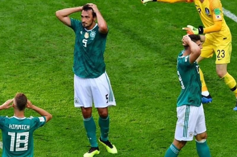 Sorpresa mundialista, Alemania eliminada de Rusia 2018
