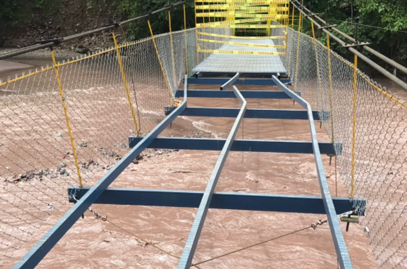 Iniciaron reparaciones en la estructura de Puente Abadía en Villavicencio