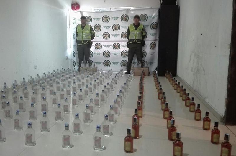 Policía incautó 264 botellas de licor adulterado con destino a P. Gaitán