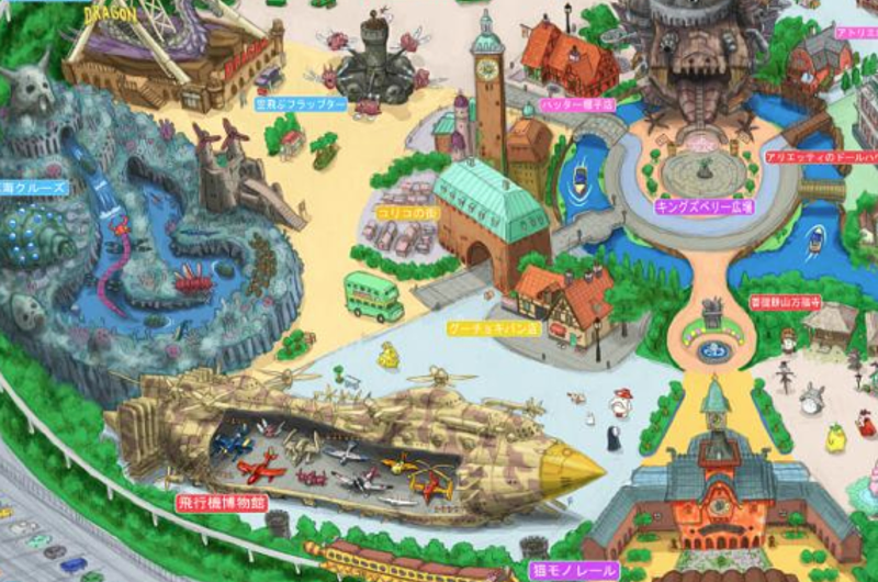 Así se verá el nuevo parque temático del Studio Ghibli 