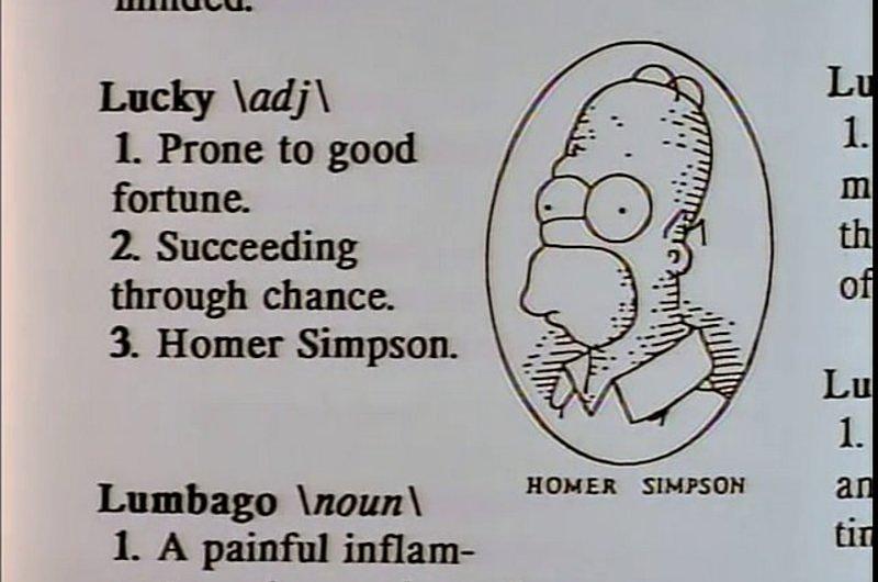 Una palabra inventada por Los Simpson llega al diccionario 