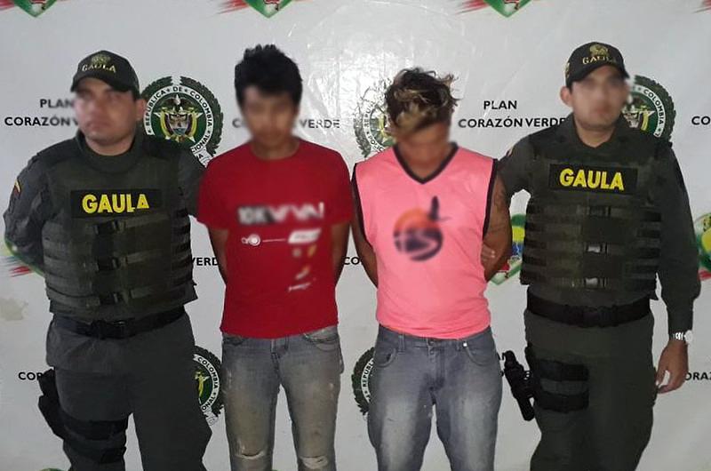 Policía captura a extorsionistas en Granada, Meta