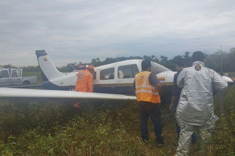 Avioneta aterriza de emergencia en el cementerio de Villavicencio