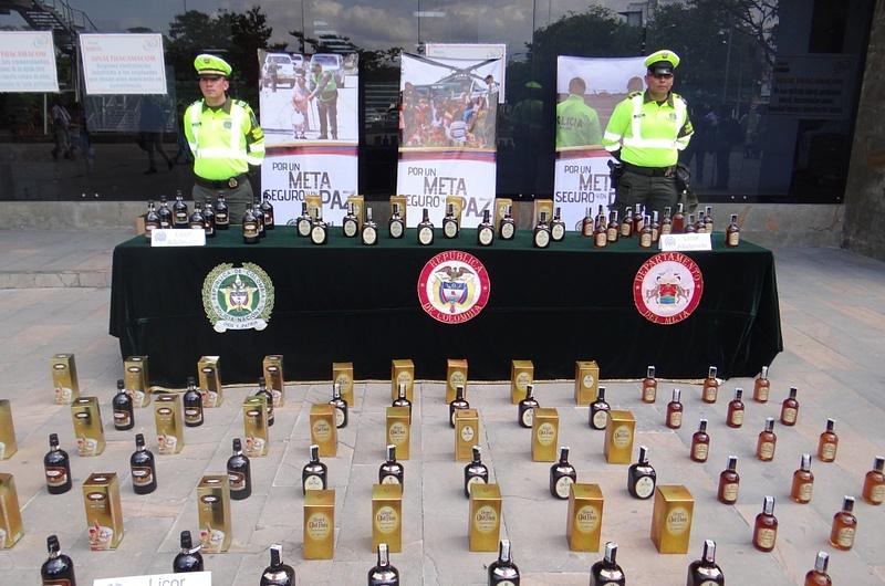 Policía del Meta Incautó 180 botellas de licor adulterado 