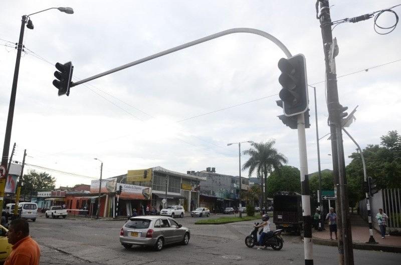 Se están robando el cable de los semáforos de Villavicencio 