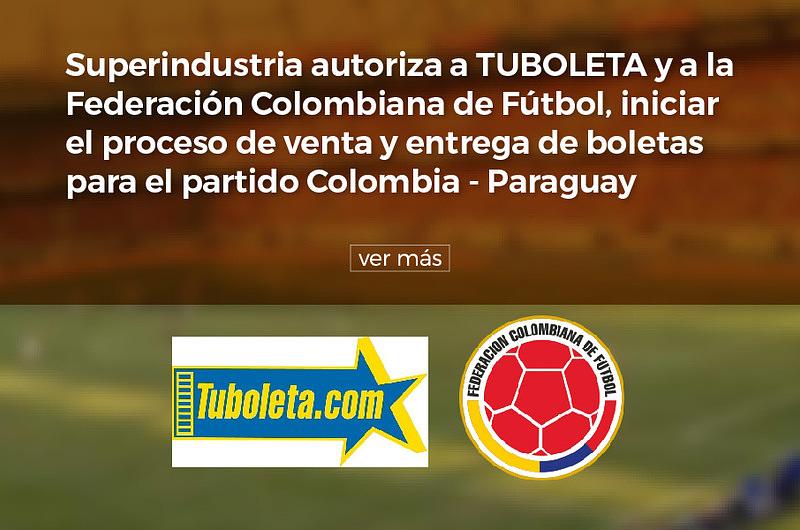 Autorizan venta de boletas para el partido Colombia-Paraguay