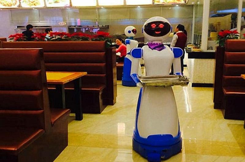 Ya existe en China, los robots meseros
