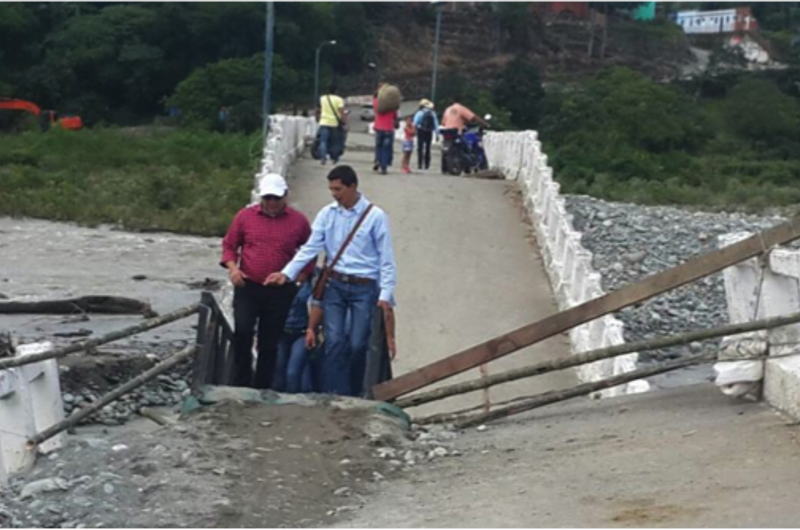 Piden al INVIAS agilizar reconstrucción del puente La Reconciliación en Lejanías