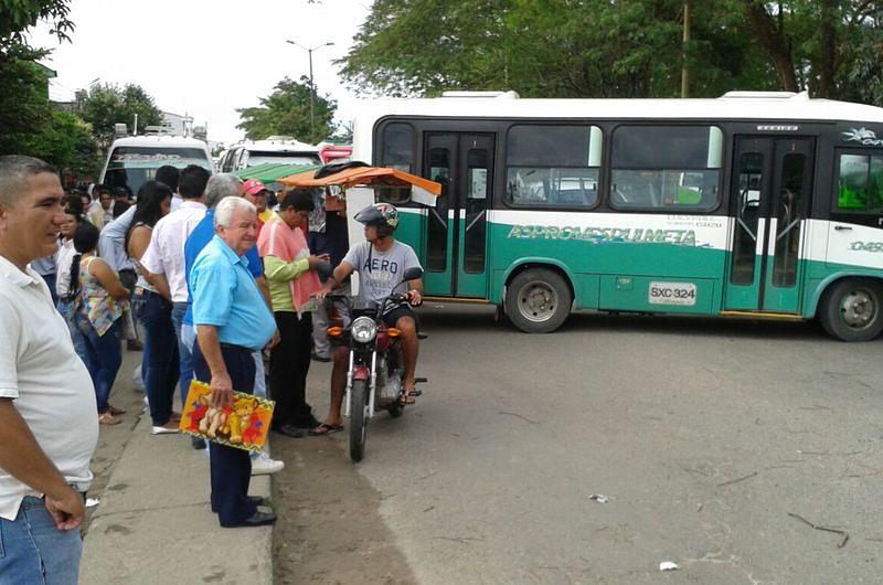 No hay tránsito automotor hacia Ciudad Porfía en Villavicencio
